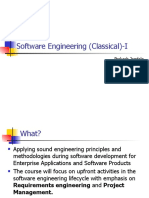 Software Engineering (Classical) - I: Prakash Jagdale