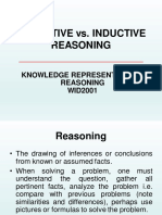 W11 - Reasoning - Deducive and Inductive