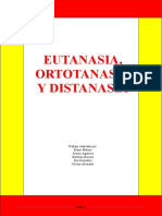 Eutanasia Ortotanasia y Distanasia Eutan