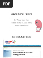 Acute Renal Failure - WMH