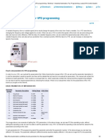 How To Set Parameters For VFD Programming - Electrical - Industrial Automation, PLC Programming, Scada & Pid Control System