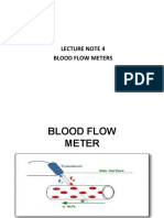 Lecture Note 4 Blood Flow Meters