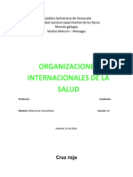 Organizaciones Internacionales de La Salud-Comunitaria