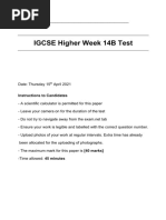 Year 10 Assessment With Answers at The Bottom.