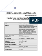 Peripheral Intravenous Cannulation Policy