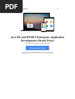 Java EE and HTML5 Enterprise Application Development (Oracle Press)