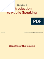 To Public Speaking: Mcgraw-Hill