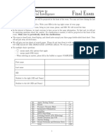 Final Exam: CS 188 Spring 2019 Introduction To Artificial Intelligence