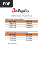 Daftar Harga Map Ijazah