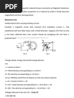 Exp-1 Magnetic Hysterisis