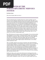 Parasympathetic Nervous System