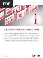 Case Study: ARCON - User Behaviour Analytics (UBA) Predict - Protect - Prevent