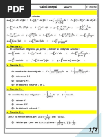 Calcul Integral Exercices Non Corriges 2 4