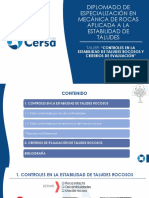 Controles en La Estabilidad de Taludes Rocosos y Criterios de Evaluación