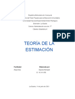 Teoria de La Estimacion