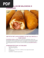 Banderillas de Salchicha