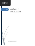 Informe Cerámicos y Porcelanatos