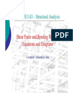 Lec 06 - Shear Force and Bending Moment - Equations-Diagrams