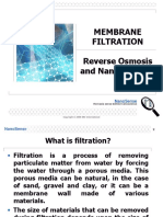 Membrane Filtration Reverse Osmosis and Nanofiltration