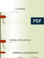 Machine Learning: Instructor: Prof. Ayesha