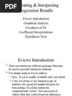 Regression Interpretation