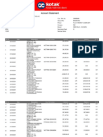 Account Statement: Description Date