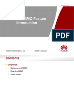 eRAN7.0 MIMO Feature: Huawei Technologies Co., Ltd. HUAWEI Confidential