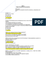 Answers Are Highlighted in Yellow Color: MCQ's Subject:Introductory Econometrics