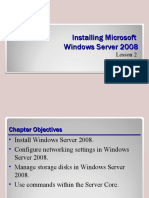 Installing Microsoft Windows Server 2008