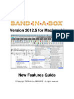 Band-in-a-Box 2012.5 Mac Upgrade Manual