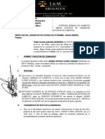 Demanda de Alimentos y Asignación Anticipada