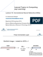 Cs490 Advanced Topics in Computing (Deep Learning) : Lecture 16: Convolutional Neural Networks (CNNS)