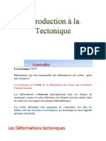 1-Déformation Tectonique Faille