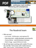 Roadroid - Continuous Road Condition Monitoring With Smartphones