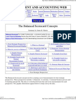 Balanced Scorecard Summary