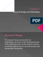 Research Design and Methodology