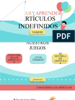 Artículos Indefinidos