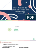 ICT Lec-8,9 Number Systems