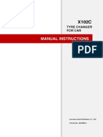 X102C Tyre Changer Manual Lawrence