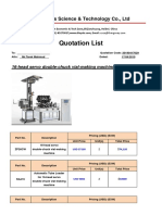 Quotation List: Dloyals Science & Technology Co., LTD