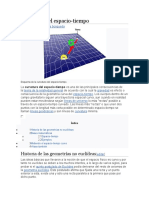Curvatura Del Espacio Resumen