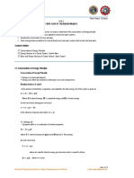 ME 211 Unit 3 - A Study Guide On Introduction To Engineering Thermodynamics 1