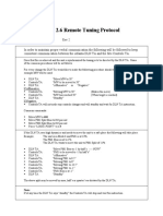 DLN 2.6 Remote Tuning Protocol