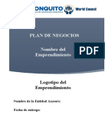 Perfil Plan de Negocios WOCCU-CONQUITO