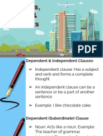 Dependent and Independent Clauses