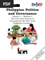 Philippine Politics and Governance