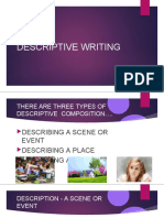 Descriptive Writing