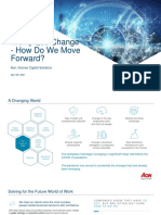 Workplace Change - How Do We Move Forward?: Aon - Human Capital Solutions