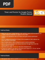 Timer and Proctor For Google Forms: Student Manual