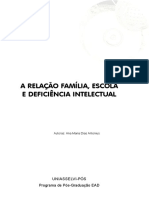 A Relação Família, Escola e Deficiência Intelectual